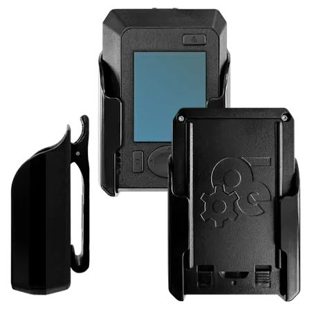 Foto vom Gürtelholster für den Pager für Hörgeschädigte und Gehörlose